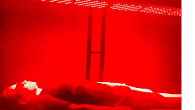 Image for Red Light Therapy Mat and Lamp both side of the body